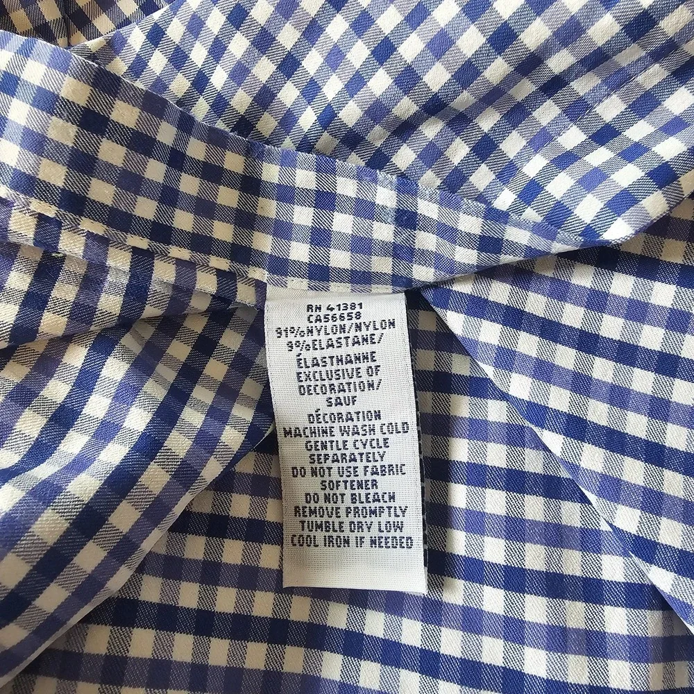 Polo Ralph‎ Lauren Shirt Men XL Plaid Performance Button Down Gingham Check EUC